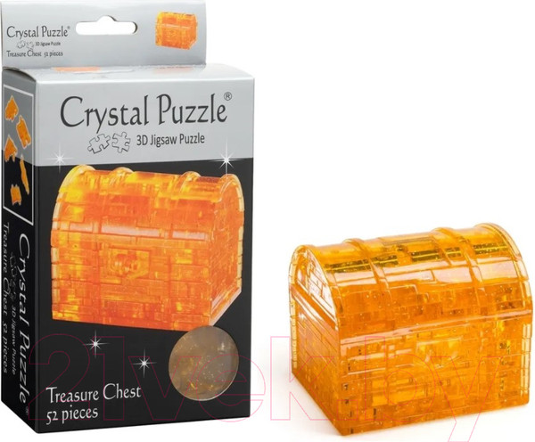 Изображение товара 3D-пазл Crystal Puzzle Сундук / 90007