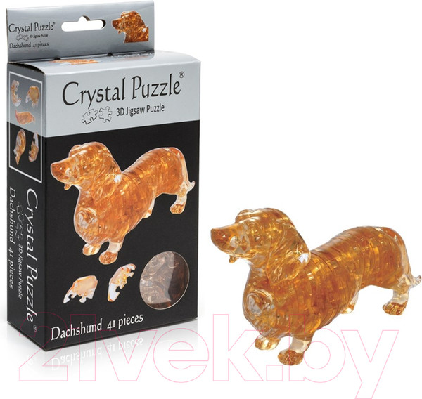 Изображение товара 3D-пазл Crystal Puzzle Такса / 90141