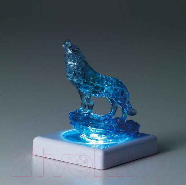Изображение товара 3D-пазл Crystal Puzzle Черный волк / 90255