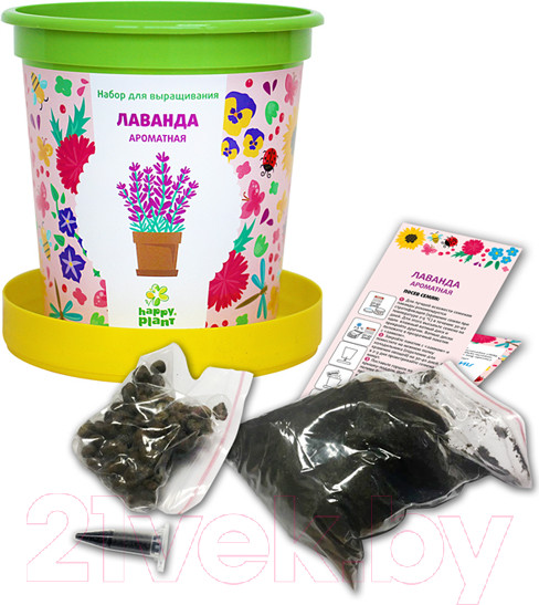 Изображение товара Набор для выращивания растений Happy Plant Лаванда ароматная / hpn-15