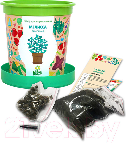 Изображение товара Набор для выращивания растений Happy Plant Мелисса лимонная / hpn-4