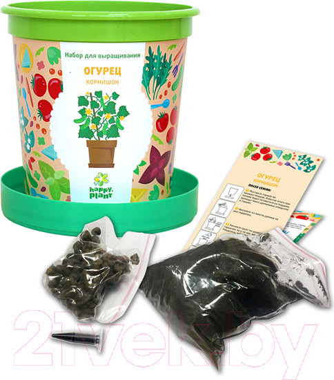 Изображение товара Набор для выращивания растений Happy Plant Огурец корнишон / hpn-19