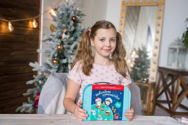 Изображение товара Развивающий игровой набор Bumbaram Чемоданчик с развлечениями. Новогоднее путешествие / tr105