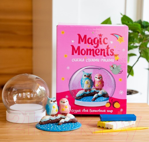 Изображение товара Набор для творчества Magic Moments Волшебный шар. Совушки / mm-26