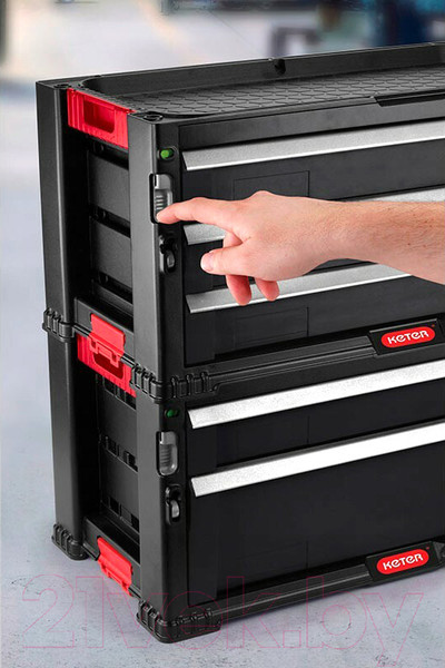 Изображение товара Ящик для инструментов Keter 5 Drawers Tool Chest System / 17199301