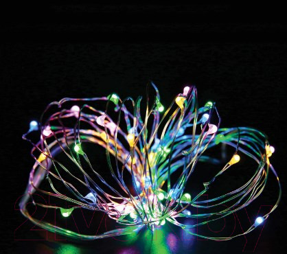 Изображение товара Светодиодная гирлянда Золотая сказка Роса / 591101 (2м, многоцветная)