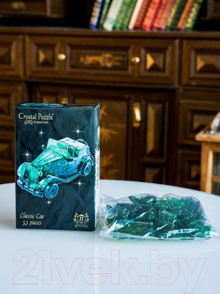 Изображение товара 3D-пазл Crystal Puzzle Автомобиль / 90431 (зеленый)