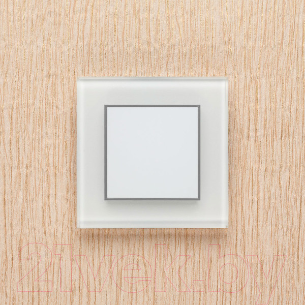 Изображение товара Выключатель DeLUMO Orto 9003 одноканальный клавишный (натуральный белый)