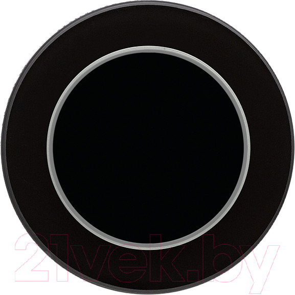 Изображение товара Выключатель DeLUMO Ronda 9005 одноканальный клавишный (классический черный)