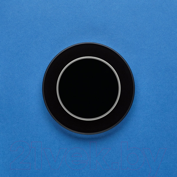 Изображение товара Выключатель DeLUMO Ronda 9005 одноканальный клавишный (классический черный)