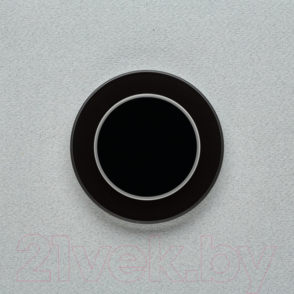 Изображение товара Выключатель DeLUMO Ronda 9005 одноканальный клавишный (классический черный)