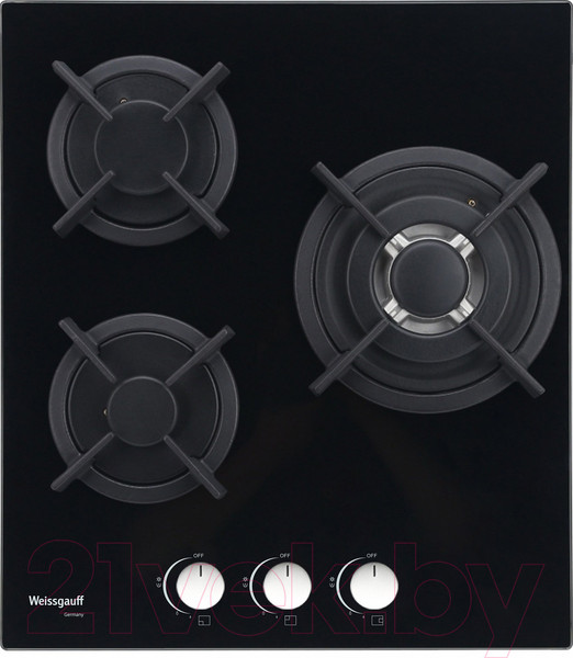 Изображение товара Газовая варочная панель Weissgauff HGG 451 BGH