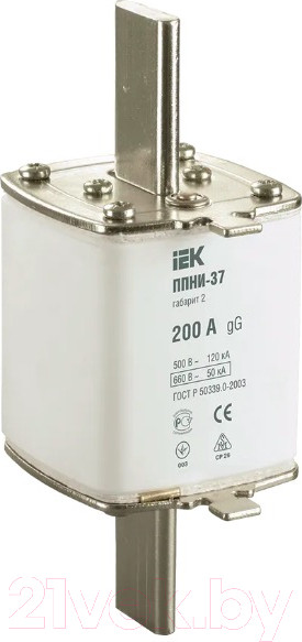 Изображение товара Предохранитель плавкий IEK ППН-37-Г 2 200А / DPP40-200