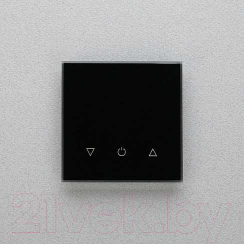 Изображение товара Диммер DeLUMO Senso 9005 одноканальный сенсорный трехклавишный (классический черный)