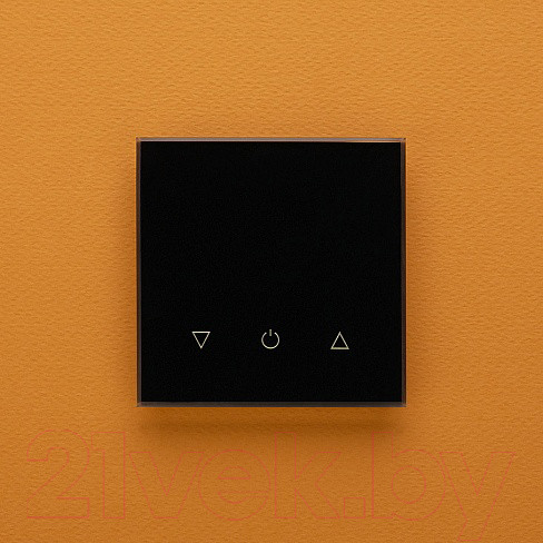 Изображение товара Диммер DeLUMO Senso 9005 одноканальный сенсорный трехклавишный (классический черный)