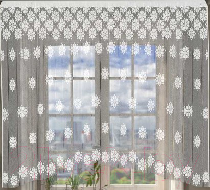 Изображение товара Гардина Лента М307 (150x235, белый)