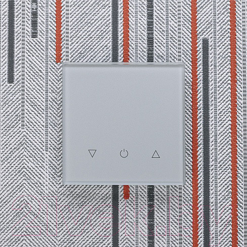 Изображение товара Диммер DeLUMO Senso 9006 одноканальный сенсорный трехклавишный (серый металлик)