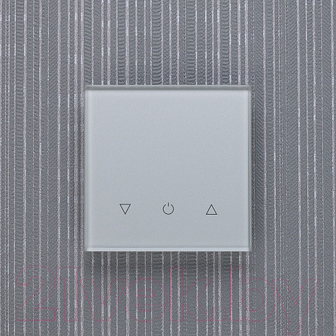 Изображение товара Диммер DeLUMO Senso 9006 одноканальный сенсорный трехклавишный (серый металлик)