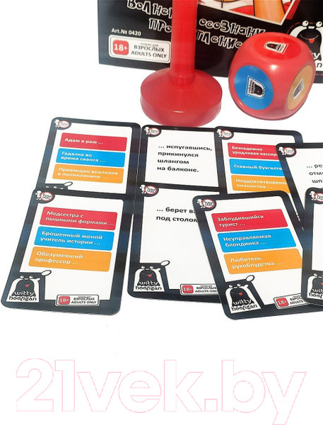 Изображение товара Настольная игра Witty Hooligan Совместимая несовместимость 18+ / 0420