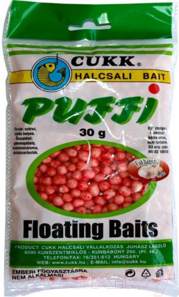 Изображение товара Насадка рыболовная CUKK Puffi Mini 4921 (30г, светло-розовый)