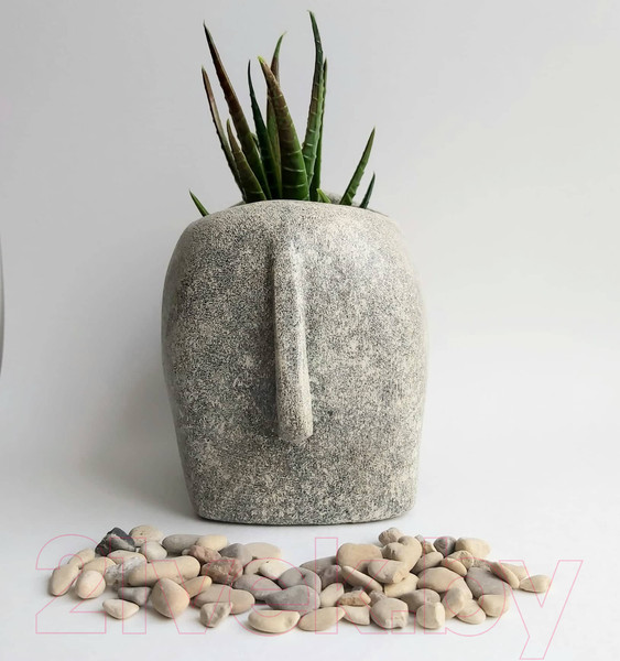 Изображение товара Кашпо Нашы майстры Слон / 1070-1 (мраморный)