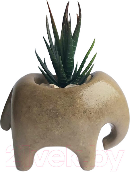 Изображение товара Кашпо Нашы майстры Слон / 1070-2 (песочный)