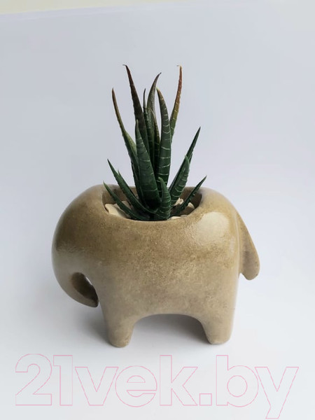 Изображение товара Кашпо Нашы майстры Слон / 1070-2 (песочный)
