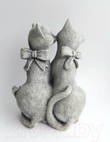Изображение товара Статуэтка Нашы майстры Коты с бантами / 3037-1 (мраморный)