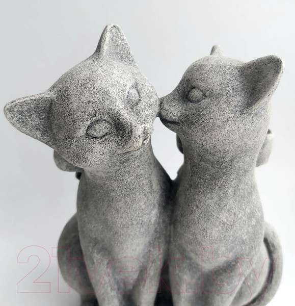 Изображение товара Статуэтка Нашы майстры Коты с бантами / 3037-1 (мраморный)