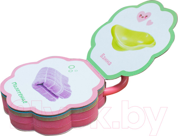 Изображение товара Развивающая книга Мозаика-Синтез Малышарики. Погремушки. Пора купаться!