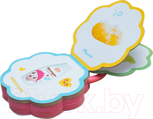 Изображение товара Развивающая книга Мозаика-Синтез Малышарики. Погремушки. Пора купаться!