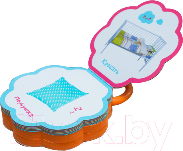 Изображение товара Развивающая книга Мозаика-Синтез Малышарики. Погремушки. Пора спать!