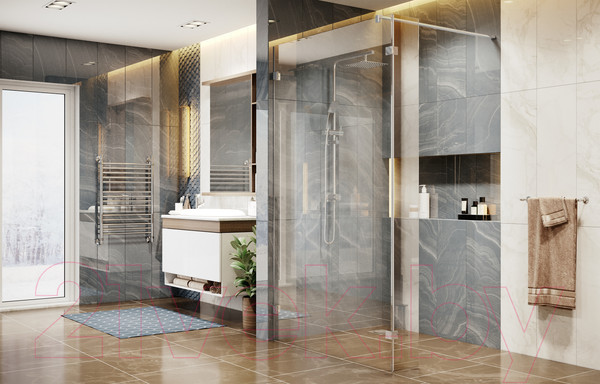 Изображение товара Душевая стенка Ambassador Walk-In 90x25x200 / 15031105