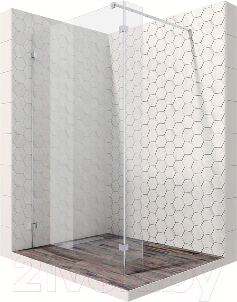 Изображение товара Душевая стенка Ambassador Walk-In 110x25x200 / 15031107