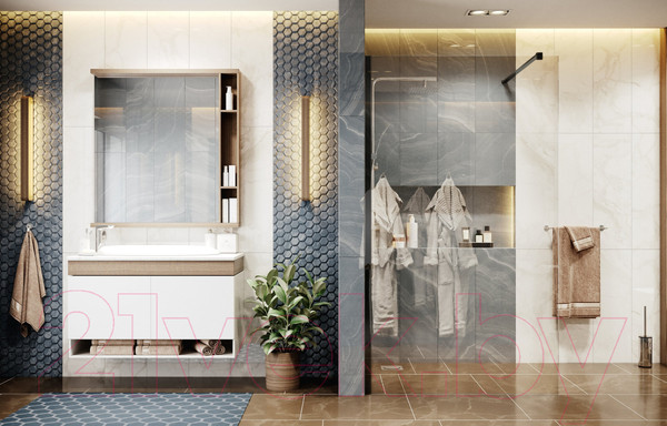 Изображение товара Душевая стенка Ambassador Walk-In 120x200 / 15031112