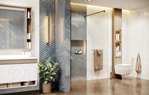 Изображение товара Душевая стенка Ambassador Walk-In 120x200 / 15031112