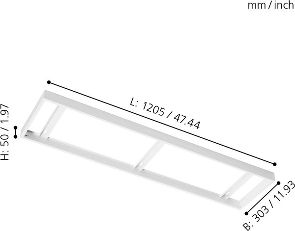 Изображение товара Рамка для точечного светильника Eglo Salobrena 1 61361