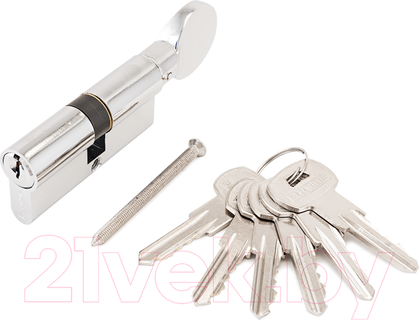 Изображение товара Цилиндровый механизм замка Аллюр AG 70-6К CP вертушка (хром)