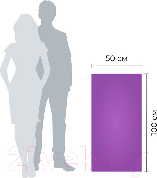Изображение товара Полотенце Clam S010 50х100 (фиолетовый)