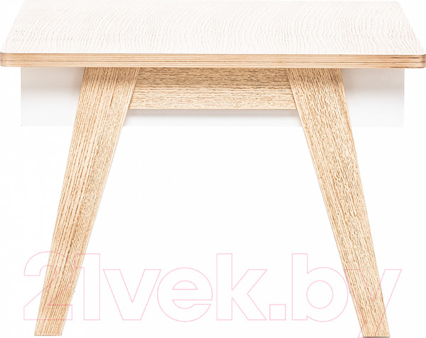 Изображение товара Журнальный столик Импэкс Leset Сканди (дуб/молочный дуб/белый)