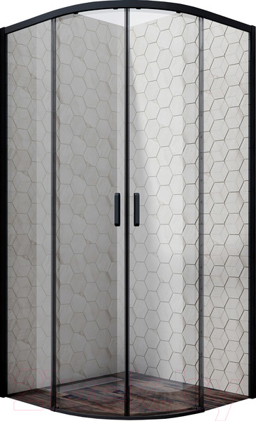 Изображение товара Душевой уголок Ambassador Queen Black 90x90x200 / 11011201