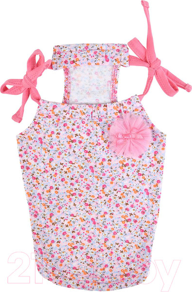 Изображение товара Футболка для животных Puppia WildFlower / PAUB-TS1806-PK (M, розовый)