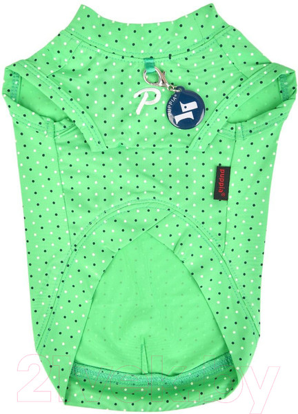 Изображение товара Футболка для животных Puppia Bonnie / PAVA-TS1904-GR (L, зеленый)