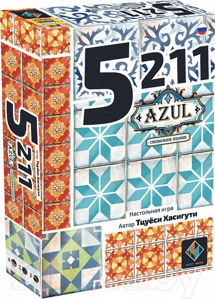 Изображение товара Настольная игра Звезда 5-2-1-1 Azul / 8900