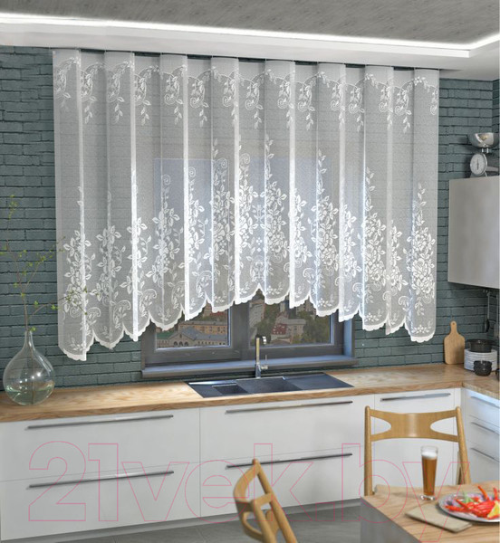 Изображение товара Гардина Лента А548 (165x255, белый)