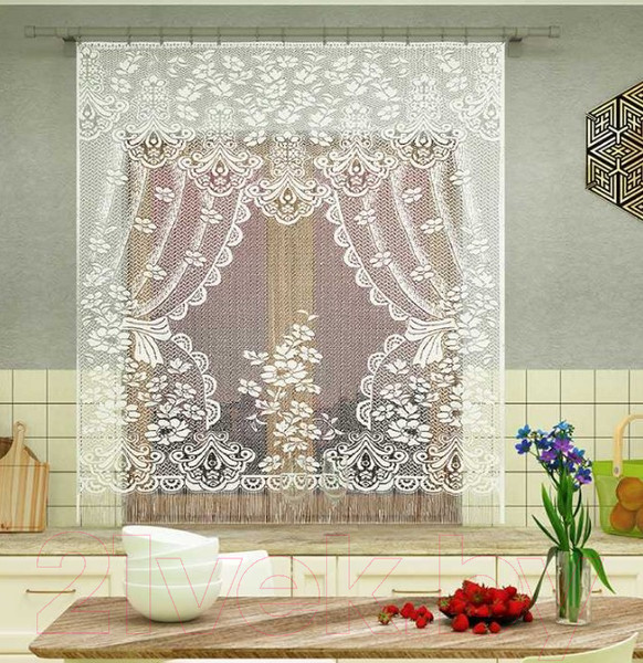 Изображение товара Гардина Лента 370 (200x170, белый)