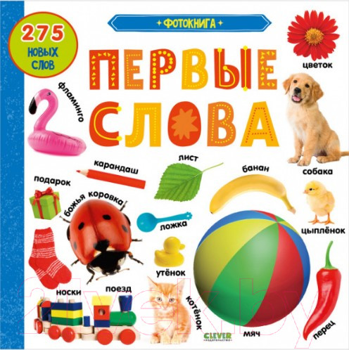 Изображение товара Развивающая книга CLEVER Фотокнига. Первые слова