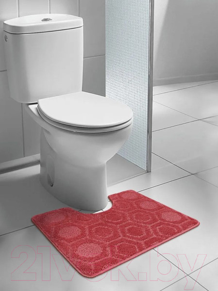 Изображение товара Коврик для туалета Shahintex Актив 50x60-001 (ягодный)