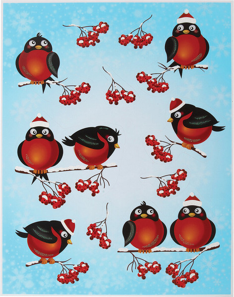 Изображение товара Набор наклеек на окно Золотая сказка 591185