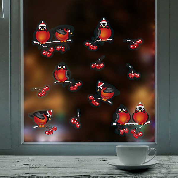 Изображение товара Набор наклеек на окно Золотая сказка 591185